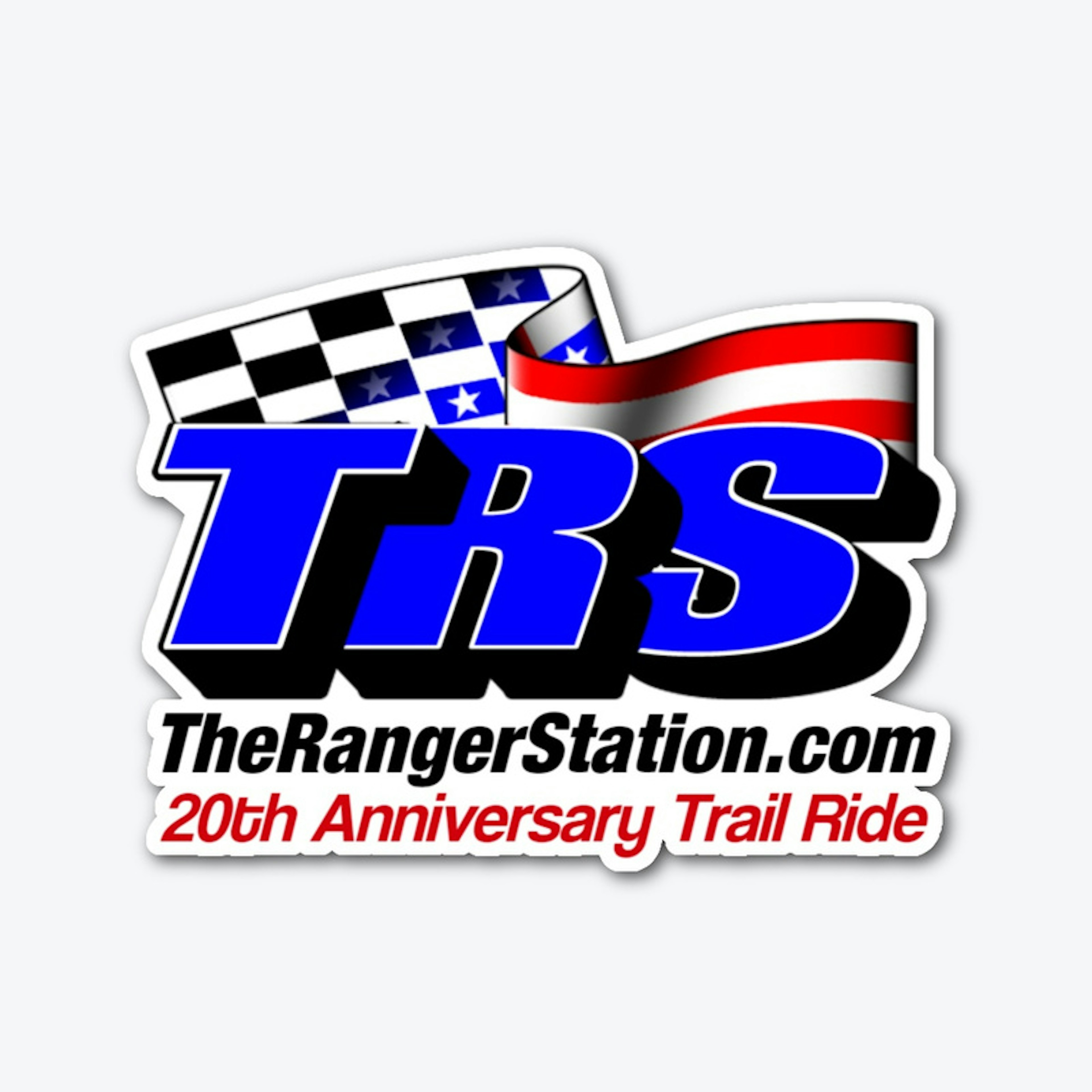 TRS 20th Anniversary Trail Ride Decal
